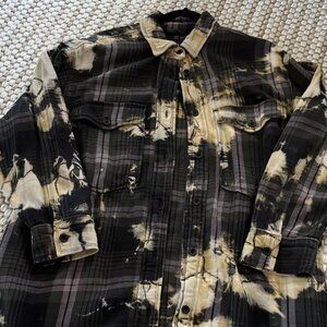 All Saints Cotton Flannel Shirt